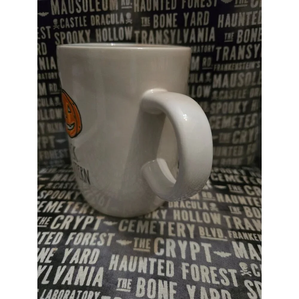 NWT Rae Dunn Jack O'Lantern Icon Halloween Coffee Mug